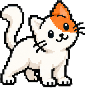 Illustrated Flappie cat